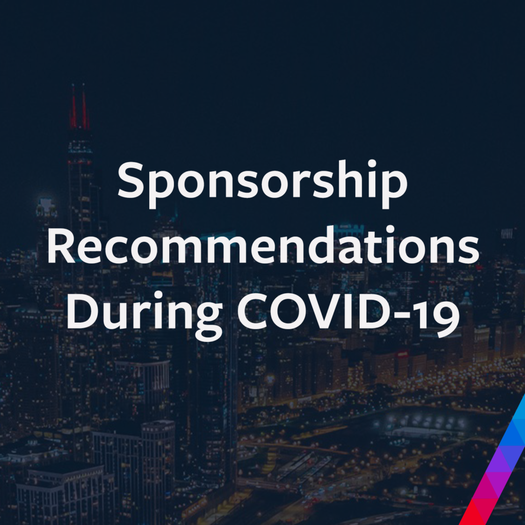 Sponsorship Recommendations During COVID-19