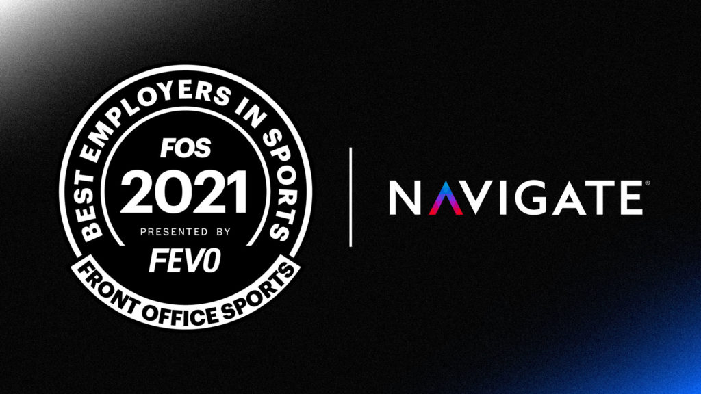 Navigate Named to Front Office Sports’ Best Employers in Sports for Third Year in a Row