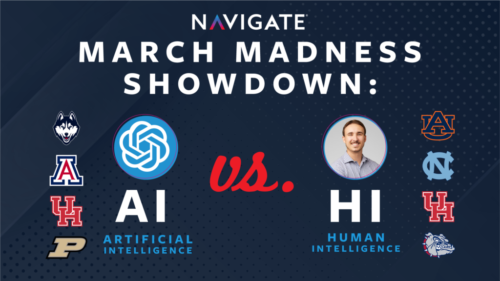 March Madness Showdown: AI vs. Human Intelligence “HI”